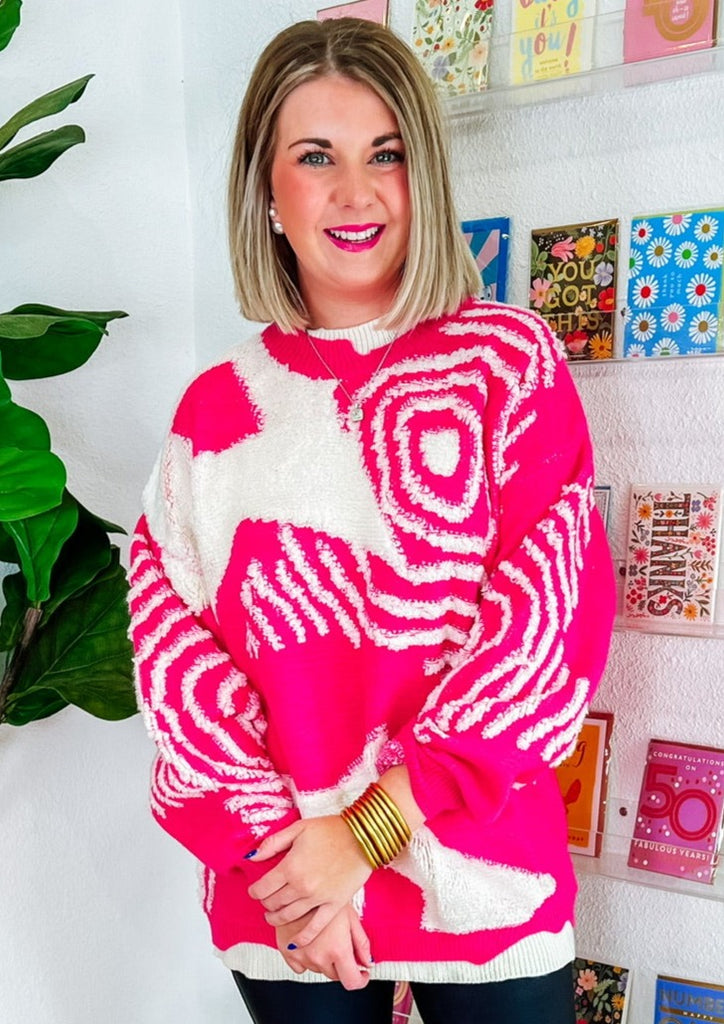 Sunrise Sunset Sweater - Pink/Blue – Shop Southern Roots TX