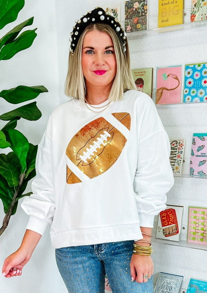 Cowboys Sweater - White – Shop Southern Roots TX