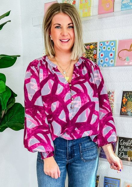 Sunrise Sunset Sweater - Pink/Blue – Shop Southern Roots TX
