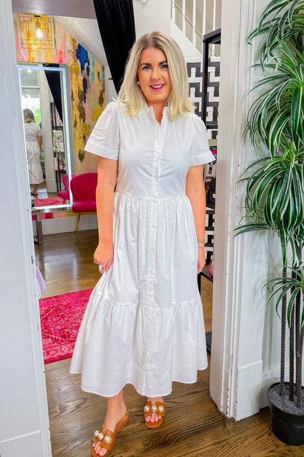 chinese dress ladies Tessa White Maxi Dress - 12