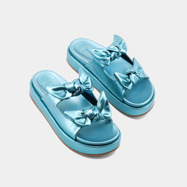 Kiki Platform Sandal - Aqua