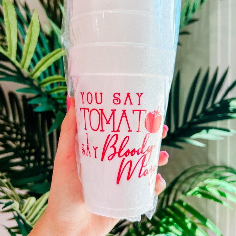 Bloody Mary Breakfast - Reusable Cups - Set of 10