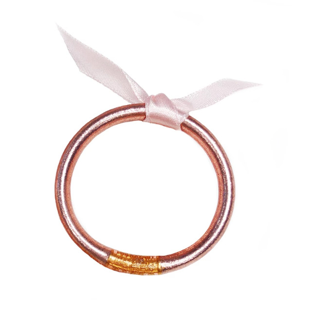 The Baby All Weather Bangle - Rose Gold  from BuDhaGirl at Shop Southern Roots TX